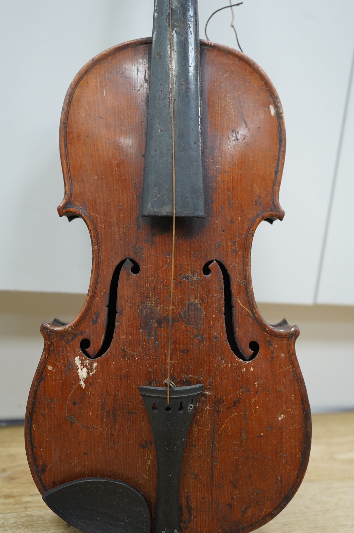 Two 19th / 20th century cased violins